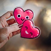 Hartvormige handwarmer