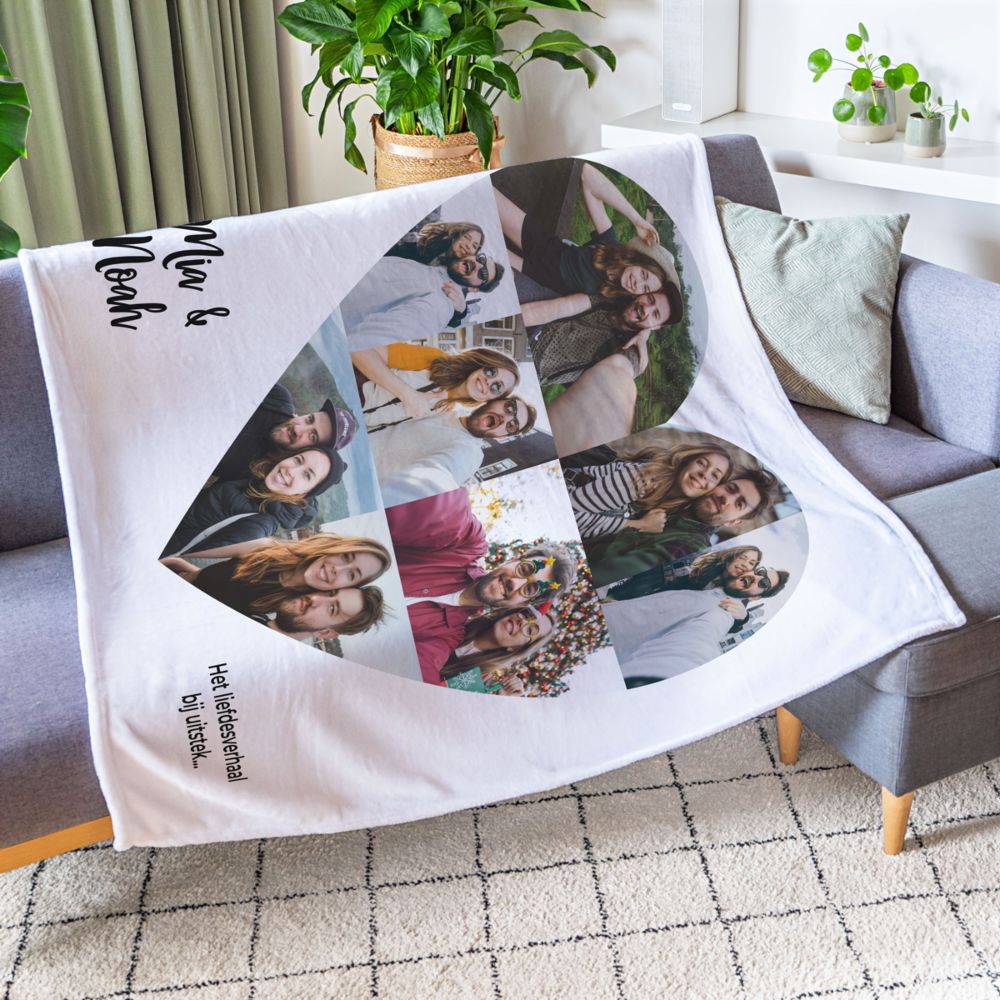 Deken Hart met Foto's en Tekst