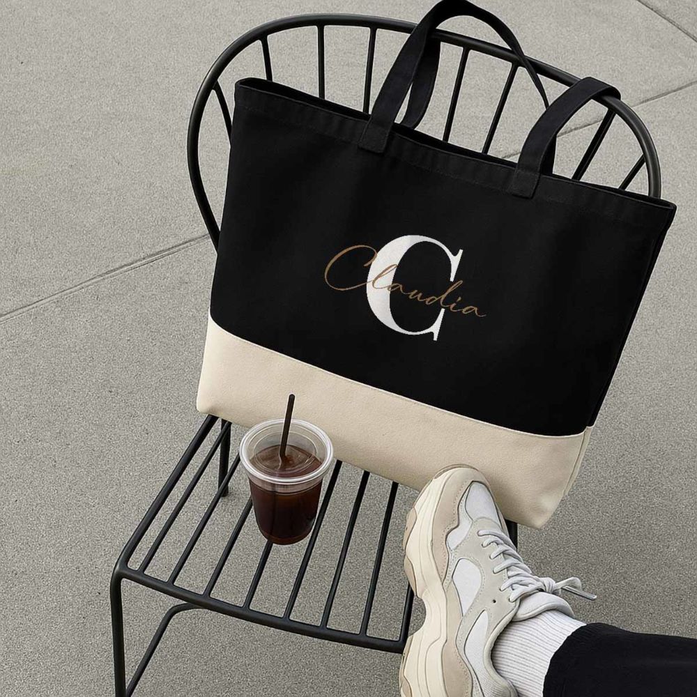 Gepersonaliseerde tas met monogram