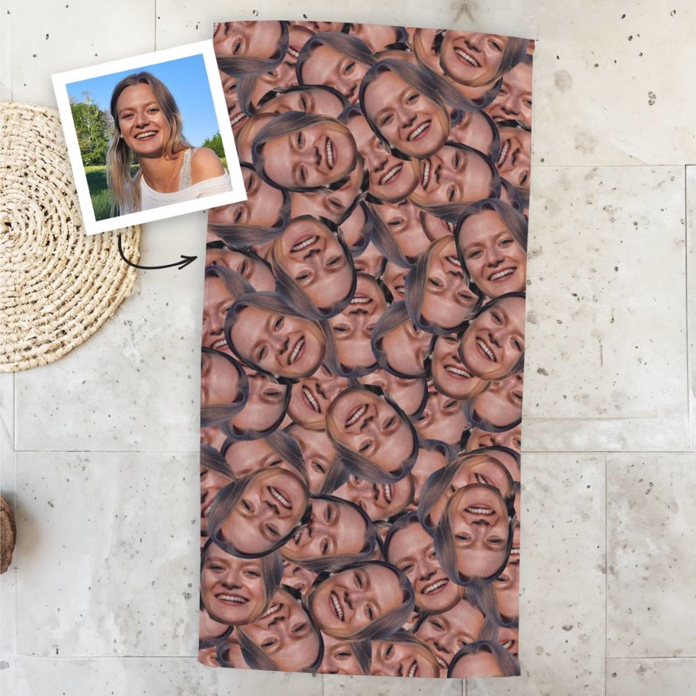 Handdoek met Meerdere Gezichten