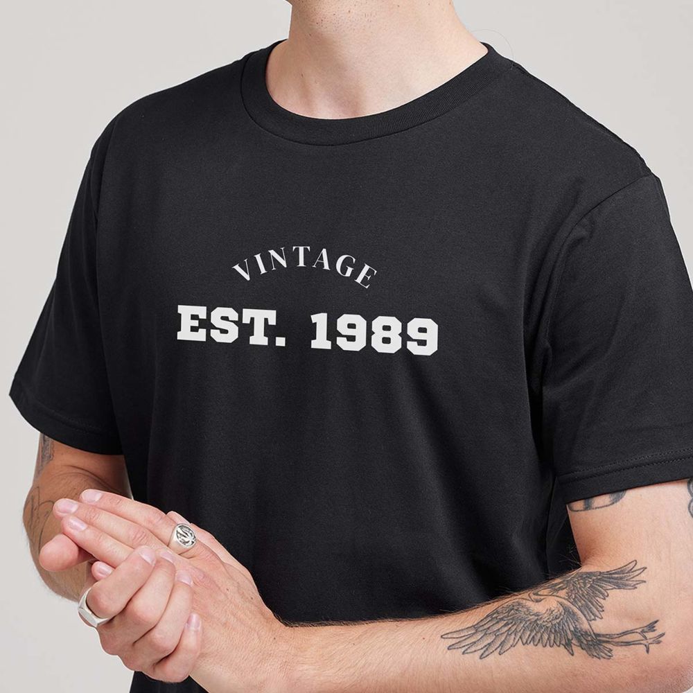 Gepersonaliseerd t-shirt vintage