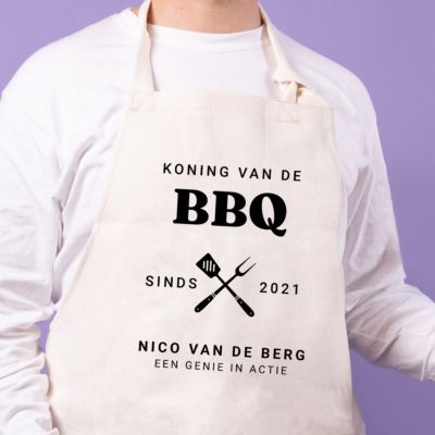 Keukenschort BBQ Koning