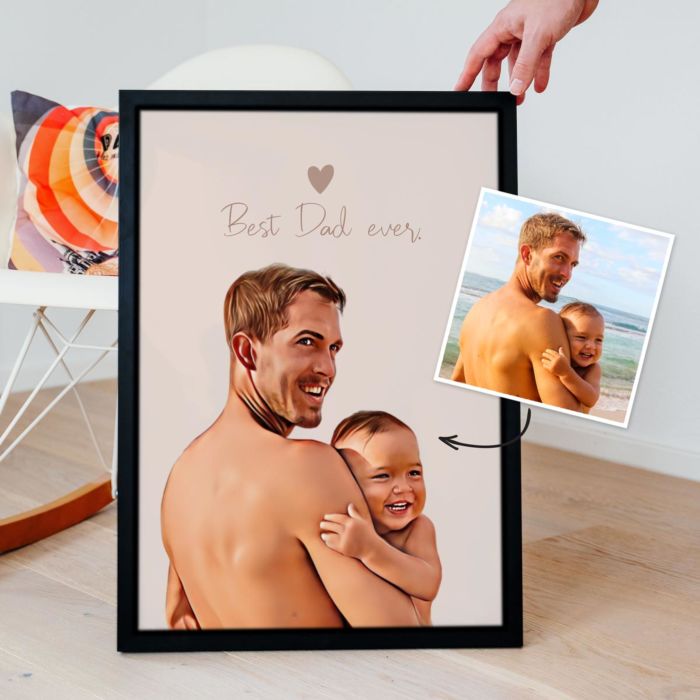 Digitale Illustratie van Foto Poster