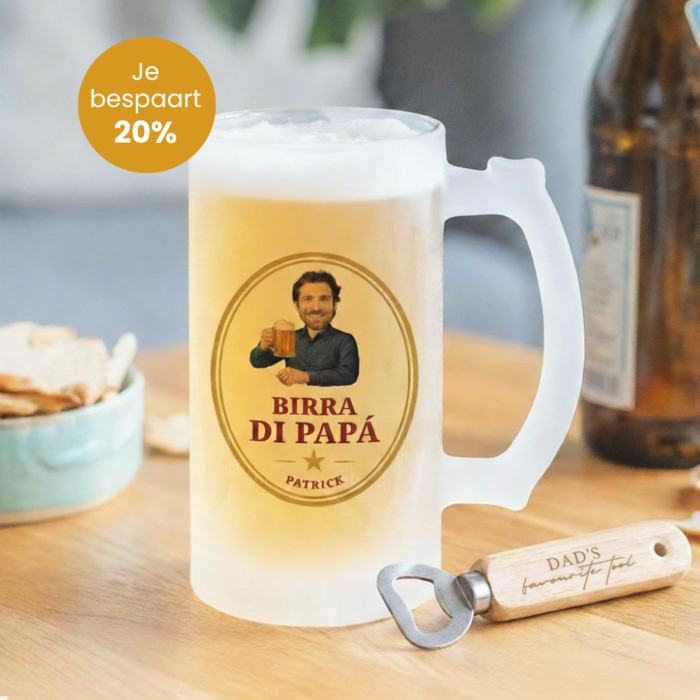 Cadeauset bierpul en flesopener
