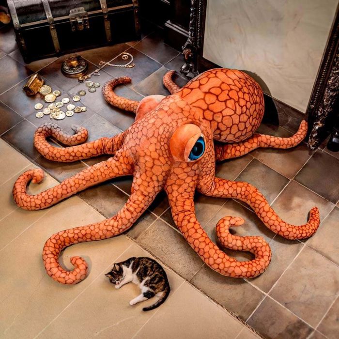 Reuze octopus knuffel
