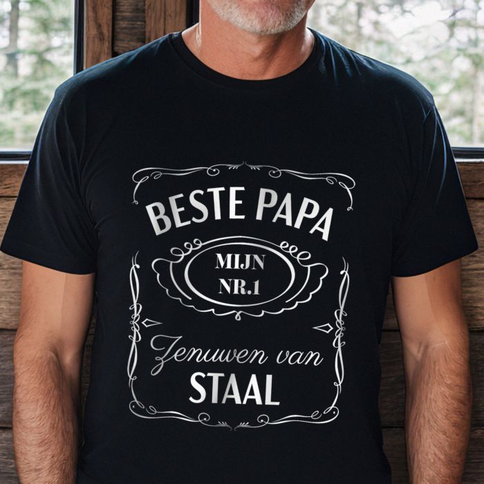 Gepersonaliseerd Whisky t-shirt met tekst