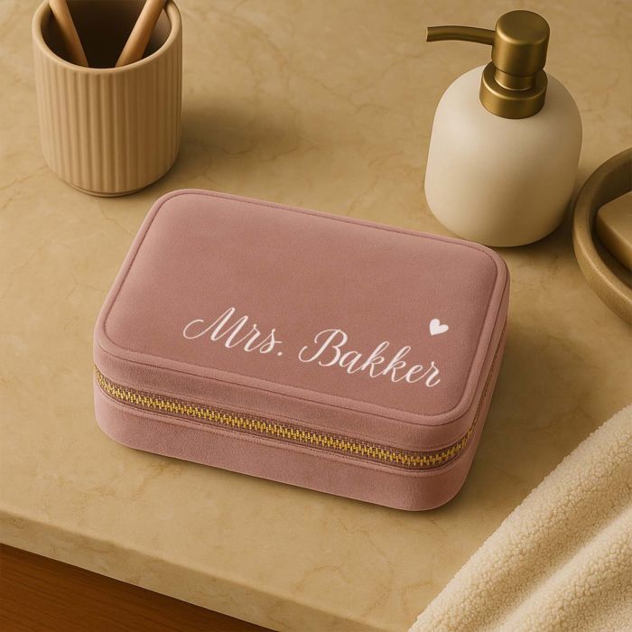 Gepersonaliseerde sieraden doos met naam